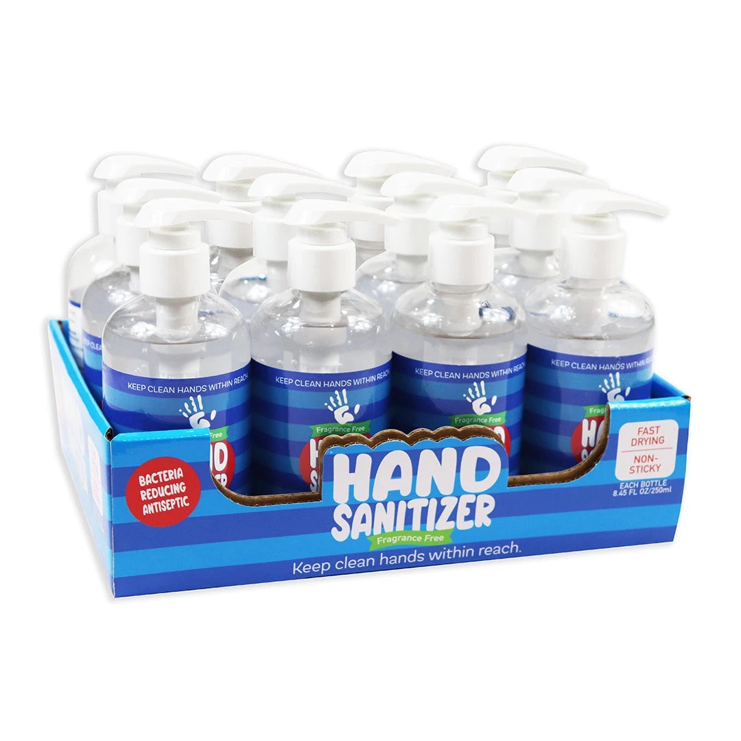 ITEM NUMBER KP4137 8.45OZ HAND SANITIZER W/PUMP 12 PIECES PER DISPLAY