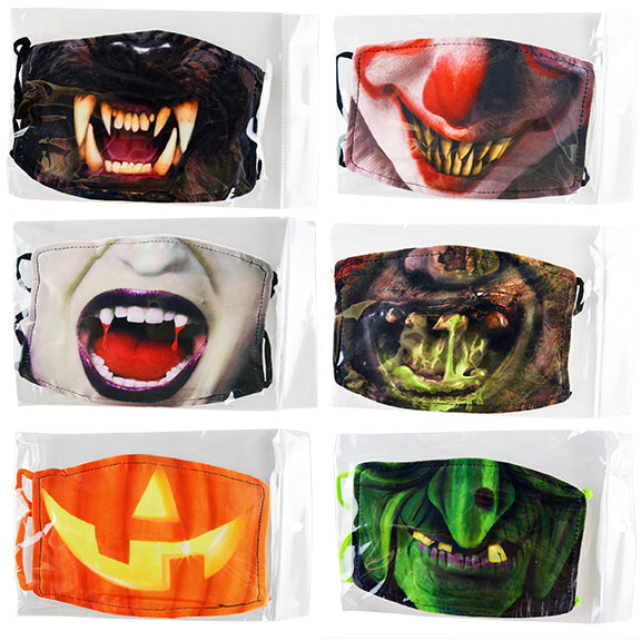ITEM NUMBER KP4175 ADULT POLYESTER MASK HALLOWEEN 24 PIECES PER DISPLAY