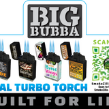 Merchandising Fixture - Corrugated Big Bubba Dual Torch 3 Tier Display ONLY 974360