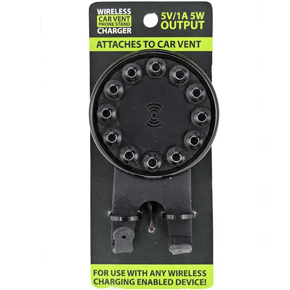 Phone Mount with Wireless Charging and Vent Clip - 6 Pieces Per Retail Ready Display 25588 GADGET GEAR