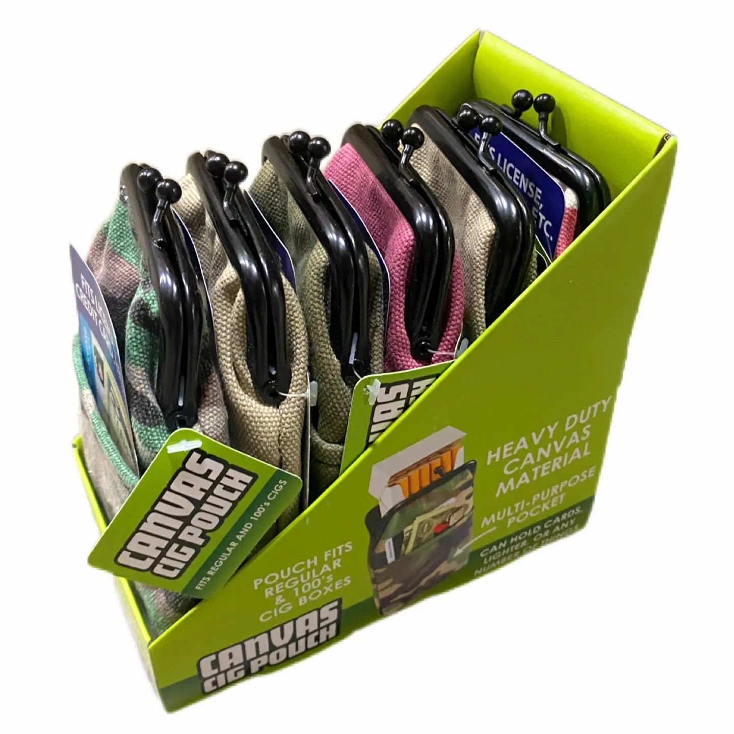 Canvas Cigarette Pouch - 6 Pieces Per Retail Ready Display 41345 SMOKEZILLA