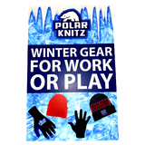 Merchandising Fixture - Polar Gear Winter Hat and Glove Header Sign ONLY 997712
