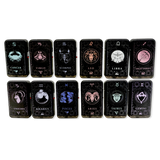 Zodiac Foil Dual Turbo Torch Lighter- 12 Pieces Per Retail Ready Display 25921