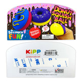 Squish and Squeeze Donut Ball - 12 Pieces Per Pack 23675