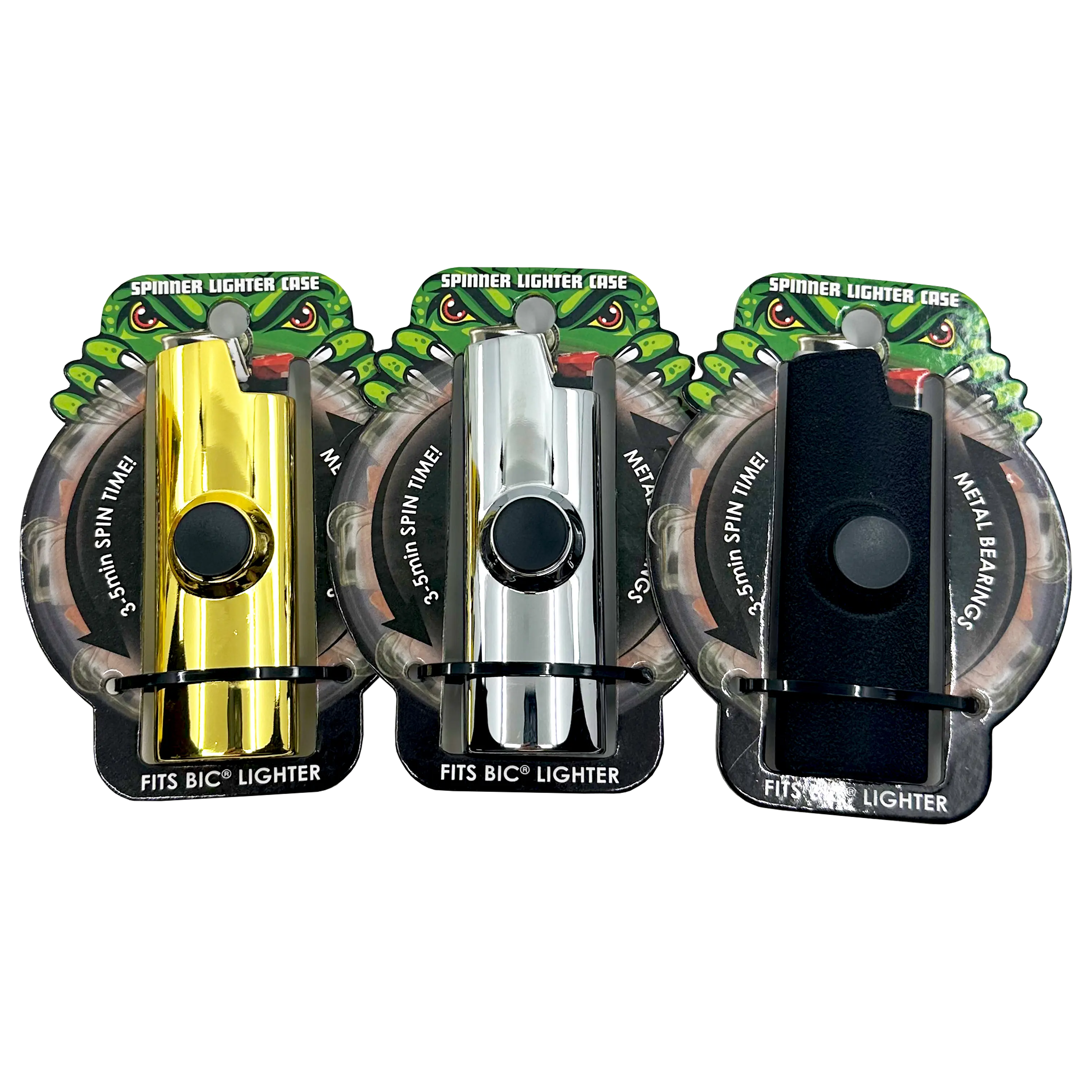 Metal Spinner Lighter Case - 6 Pieces Per Retail Ready Display 41575 SMOKEZILLA