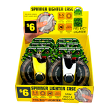 Metal Spinner Lighter Case - 6 Pieces Per Retail Ready Display 41575 SMOKEZILLA