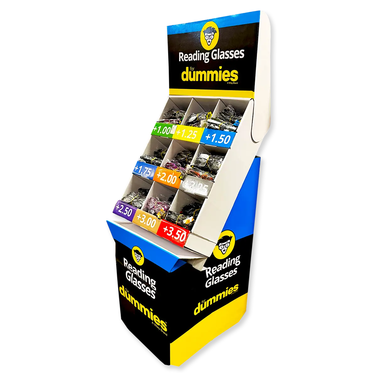 Reading Glasses with Assorted Strengths Floor Display - 360 Pieces Per Retail Ready Display 22513 NOVELTY INC