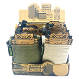 Canvas Accessories Smoker's Pouch with Zipper - 6 Pieces Per Retail Ready Display 22859 SMOKEZILLA