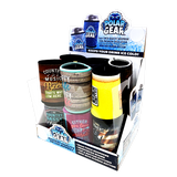 Neoprene Can and Bottle Cooler Coozie Assortment - 12 Pieces Per Retail Ready Display 23413