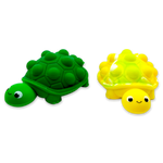 Fidget Pop Turtle Toy - 12 Pieces Per Retail Ready Display 23654 KIPP BROTHERS