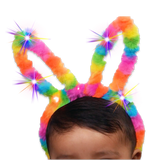 Headband Flashing Bunny Ears - 12 Pieces Per Pack 23655