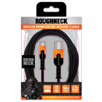 Charging Cable Roughneck Cloth Assortment 10FT 2.4 Amp - 6 Pieces Per Retail Ready Display 88460 ROUGHNECK