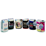 Neoprene Can and Bottle Cooler with Card Pocket - 6 Pieces Per Retail Ready Display 23737 POLAR GEAR