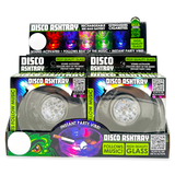 Disco Glass Ashtray with Sound Activated LED Lights- 6 Pieces Per Retail Ready Display 23743