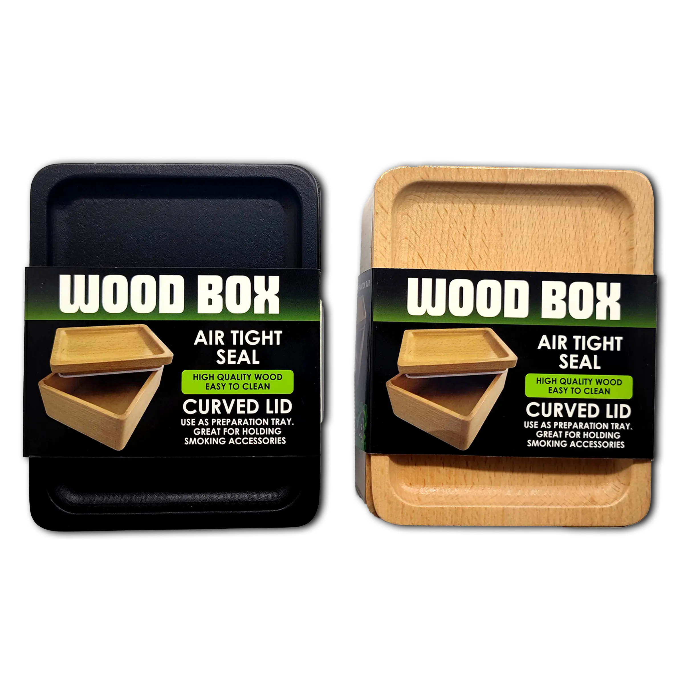 Wood Storage Box with Tray Lid - 6 Pieces Per Retail Ready Display 23747 SMOKEZILLA