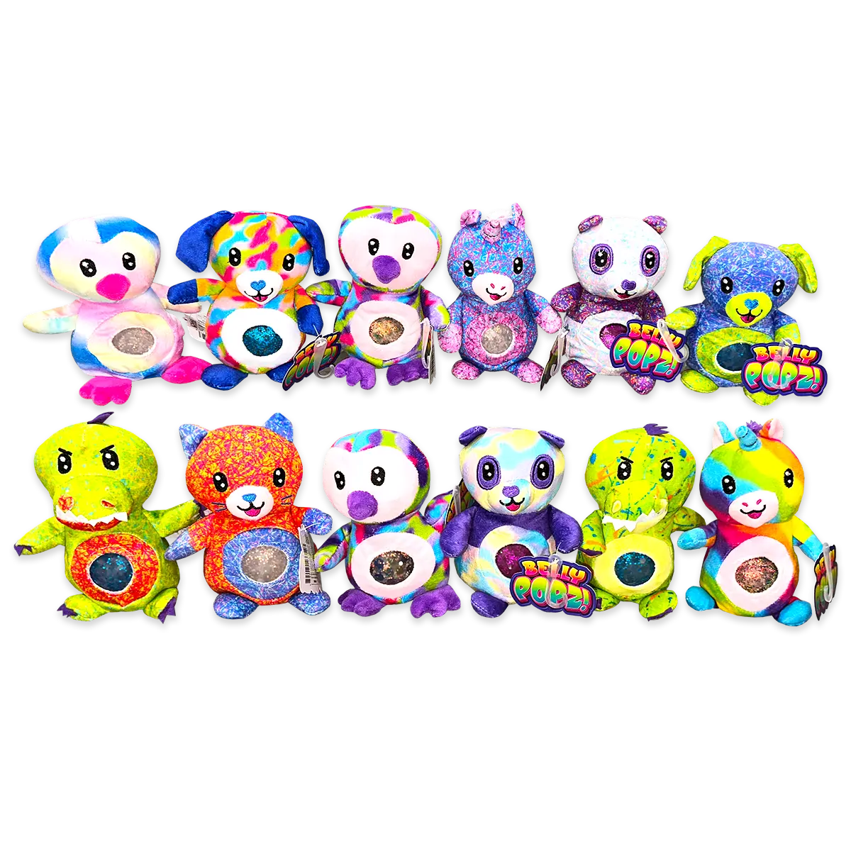 Belly Popz Plush Toy - 12 Pieces Per Display 23752 KIPP BROTHERS