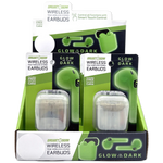 Wireless Earbuds Glow in The Dark with Case - 6 Pieces Per Retail Ready Display 23778 GADGET GEAR