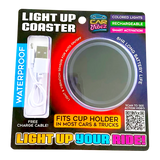 Mood Light LED Light Up Coaster- 6 Pieces Per Retail Ready Display 23801