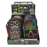 Smell Proof Small Canvas Lock Bag with Tool Organizer - 6 Pieces Per Retail Ready Display 23823 SMOKEZILLA