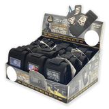 Patriotic Metal Flip Torch Lighter with MOLLE Case - 12 Pieces Per Retail Ready Display 23833