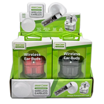 Wireless Earbuds with Transparent Case - 6 Pieces Per Retail Ready Display 23866 GADGET GEAR