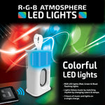 Wireless Speaker Transparent with LED Lights - 6 Pieces Per Retail Ready Display 23870 NOVELTY INC