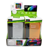 Wireless Speaker Transparent with LED Lights - 6 Pieces Per Retail Ready Display 23874 NOVELTY INC