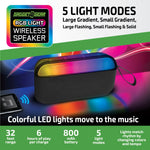 Wireless Speaker Transparent with LED Lights - 6 Pieces Per Retail Ready Display 23874 NOVELTY INC