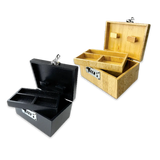 Wood Locking Storage Box with Tray - 6 Pieces Per Retail Ready Display 23893 SMOKEZILLA
