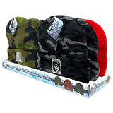 Cuffed Knit Hat Beanie Assortment - 12 Pieces Per Retail Ready Display 24098 POLAR GEAR