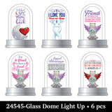 Light-Up Glass Keepsake- 6 Pieces Per Retail Ready Display 24545