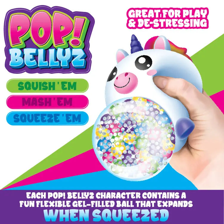 Pop Bellyz Squish Toy Assortment - 12 Pieces Per Retail Ready Display 24661 KIPP BROTHERS