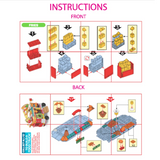 Micro Block Fast Food Set - 12 Pieces Per Retail Ready Display 24705 KIPP BROTHERS