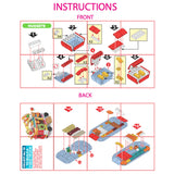 Micro Block Fast Food Set - 12 Pieces Per Retail Ready Display 24705 KIPP BROTHERS