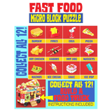 Micro Block Fast Food Set - 12 Pieces Per Retail Ready Display 24705 KIPP BROTHERS
