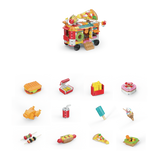 Micro Block Fast Food Set - 12 Pieces Per Retail Ready Display 24705 KIPP BROTHERS