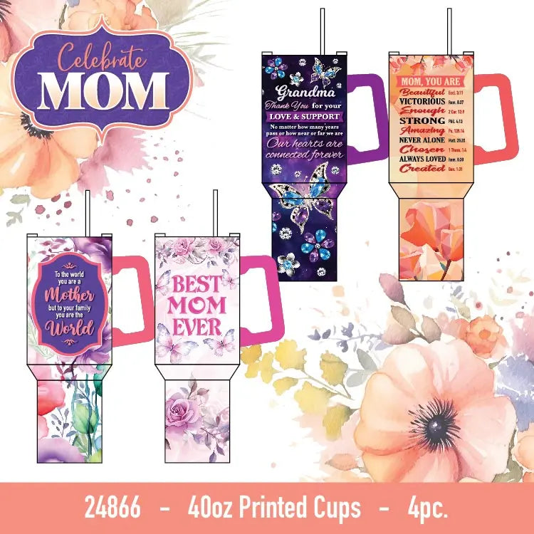 Mother's Day Celebrate Mom Assortment Floor Display - 72 Pieces Per Retail Ready Floor Display 88525 KIPP BROTHERS