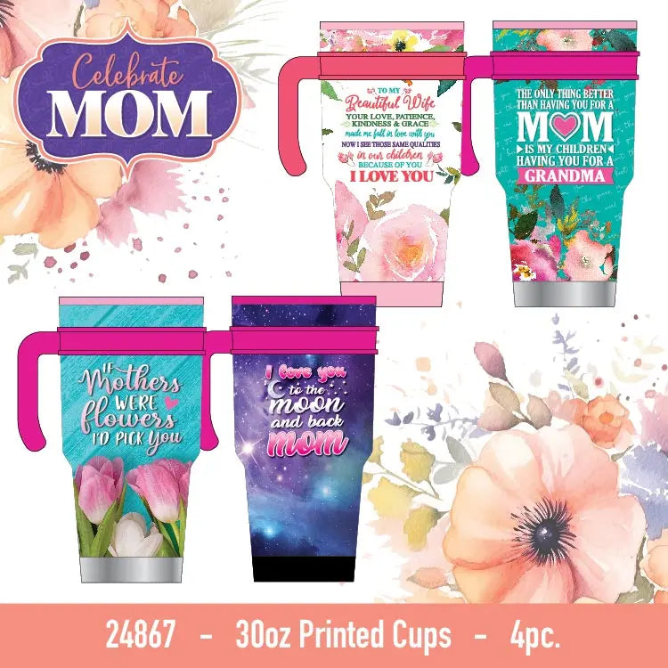 Mother's Day Celebrate Mom Assortment Floor Display - 72 Pieces Per Retail Ready Floor Display 88525 KIPP BROTHERS