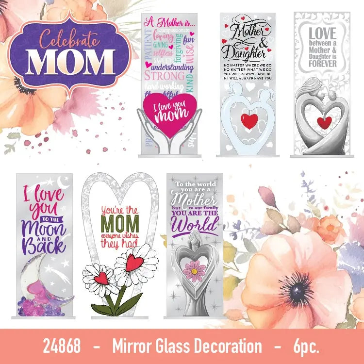 Mother's Day Celebrate Mom Assortment Floor Display - 72 Pieces Per Retail Ready Floor Display 88525 KIPP BROTHERS