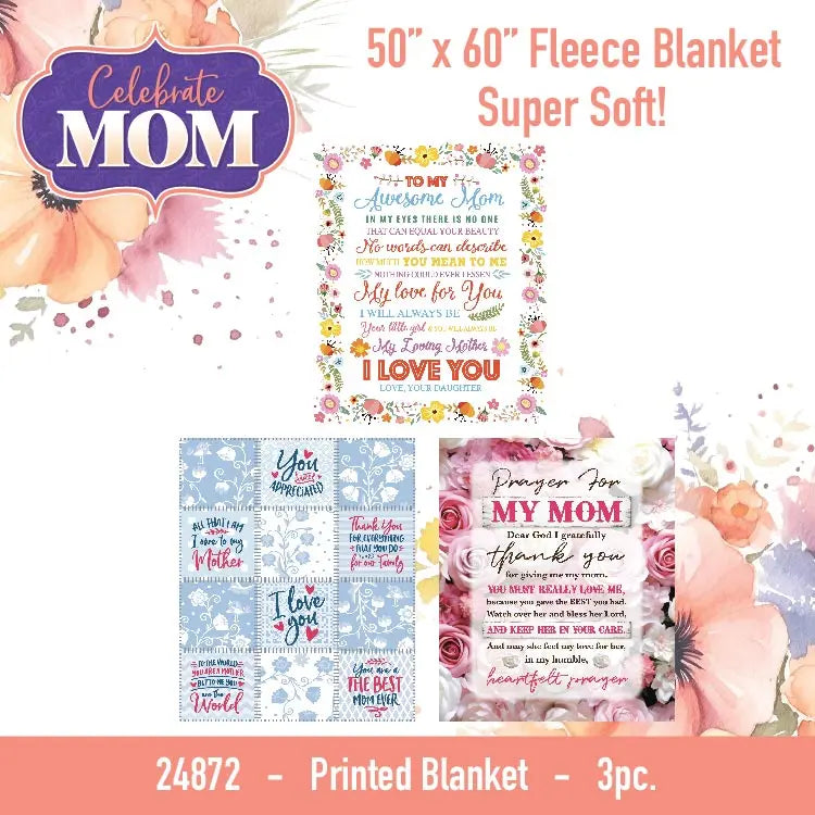 Mother's Day Celebrate Mom Assortment Floor Display - 72 Pieces Per Retail Ready Floor Display 88525 KIPP BROTHERS