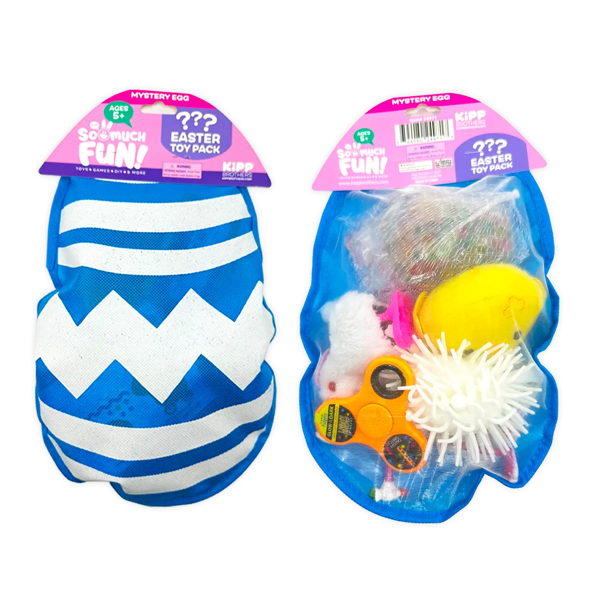 Easter Egg Mystery Toy Pack - 6 Pieces Per Retail Ready Display 24971 KIPP BROTHERS