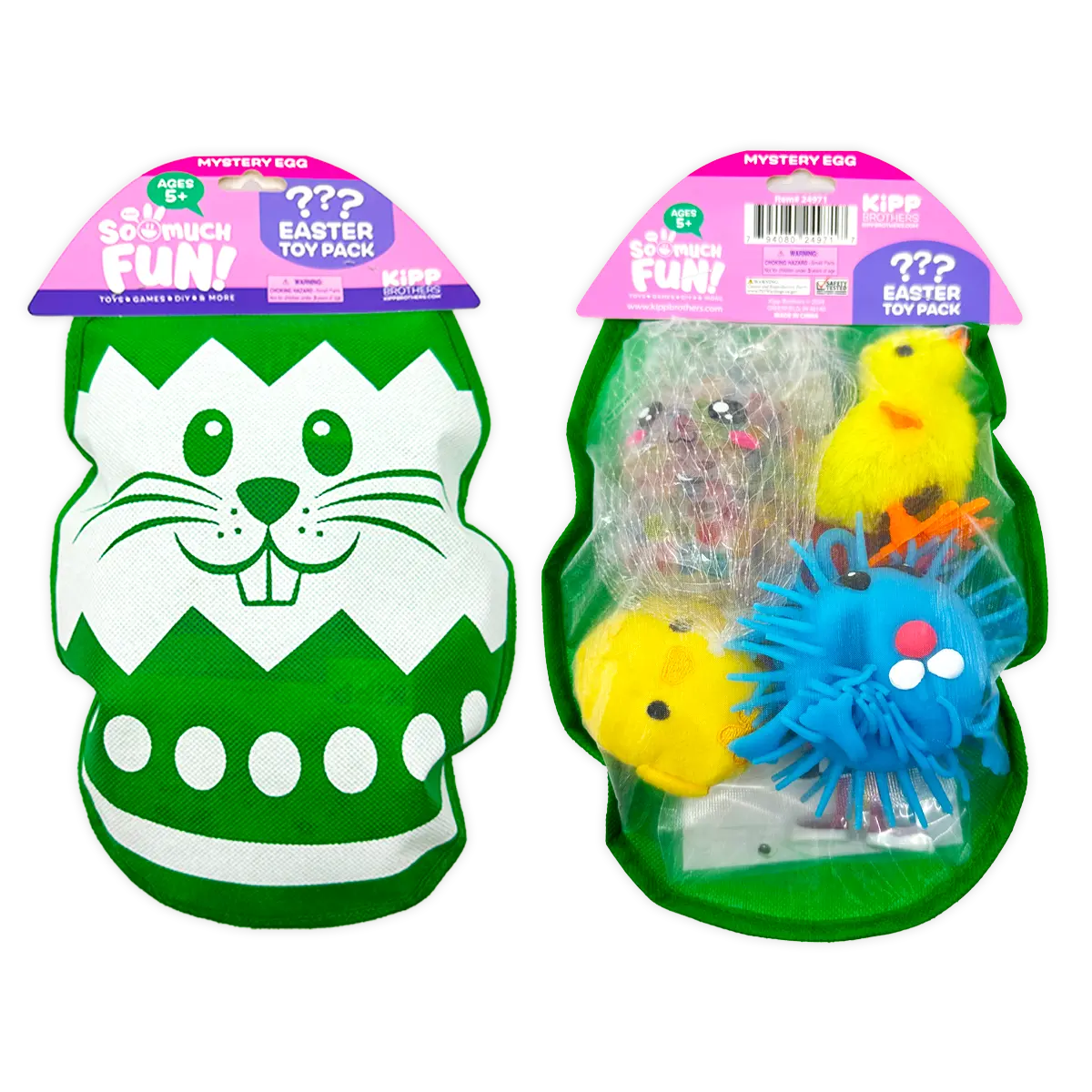 Easter Egg Mystery Toy Pack - 6 Pieces Per Retail Ready Display 24971 KIPP BROTHERS