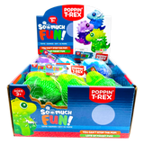 Fidget Pop Dino T-Rex Ball - 12 Pieces Per Retail Ready Display 25006