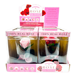 Glass Dome Real Preserved Rose Keepsake - 4 Pieces Per Retail Ready Display 25008 NOVELTY INC