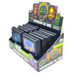 Metal Cigarette Case with Lenticular Front - 8 Pieces Per Retail Ready Display 25024 SMOKEZILLA