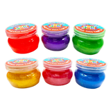 Fun Doh Glitter Slime - 6 Pieces Per Retail Ready Display 25034 KIPP BROTHERS