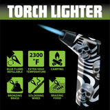 Zinc Torch Lighter-  12 Pieces Per Retail Ready Display 25044