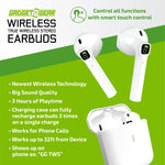 Wireless Earbuds with Case - 6 Pieces Per Retail Ready Display 25046 GADGET GEAR