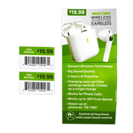 Wireless Earbuds with Case - 6 Pieces Per Retail Ready Display 25046 GADGET GEAR