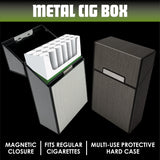 Metal Cigarette Box - 8 Pieces Per Retail Ready Display 25061